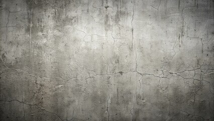 Fototapeta premium Concrete wall background, rough textured concrete with subtle cracks, industrial and urban