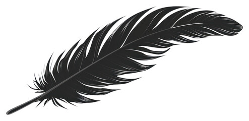 Obraz premium PNG Black feather flying bottle animal shark.