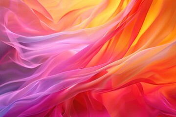 Fototapeta premium A high-quality close-up photo of vibrant colored fabric