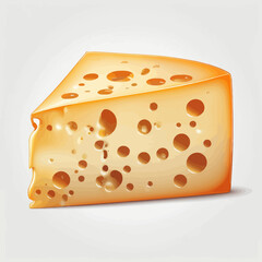 Mozarela Cheese Cartoon Design Very Delicious