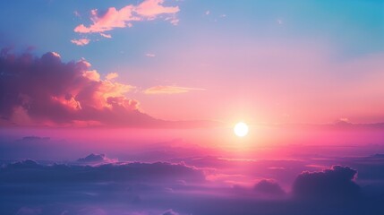 Fototapeta premium Free good morning scene wallpaper background photo