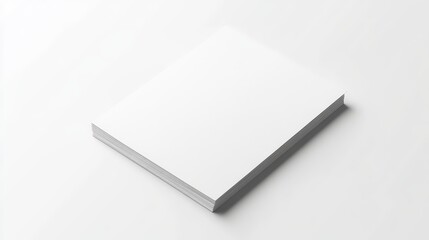 Blank White Business Card, Isolated On White Background, Ideal For Business And Corporate Branding . Generative ai