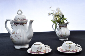 cup of detox green tea, natural drink breakfast snack