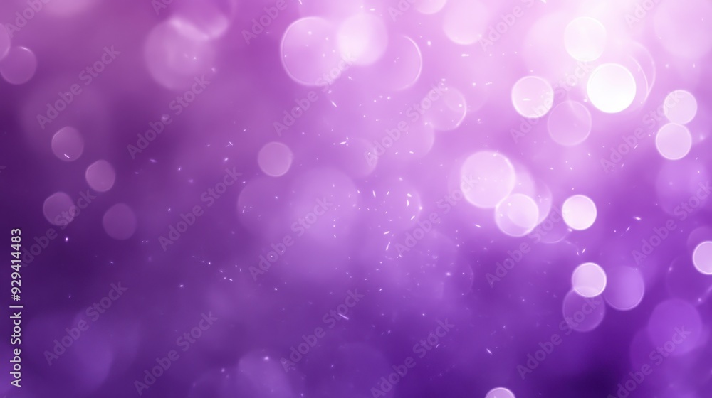 Poster a soft gradient of purple hues with blurred bokeh circles creating a dreamy background effect.