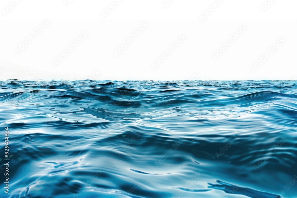 Poster a serene lake scene with a white sky in the background
