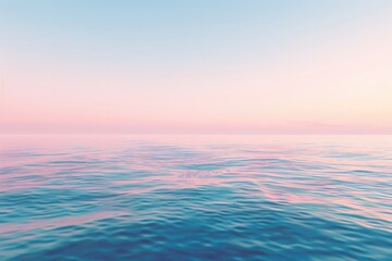 Naklejka premium A boat sailing on calm waters during sunset, with vibrant colors reflecting off the waves