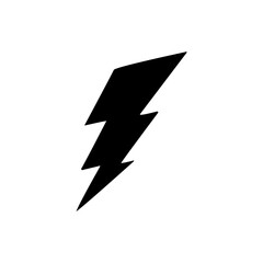 Lightning icon. lightning glyph. thunder icon. electricity icon. flash icon