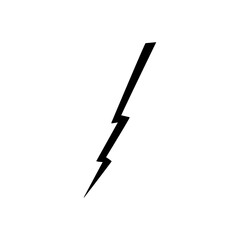 Lightning icon. lightning glyph. thunder icon. electricity icon. flash icon