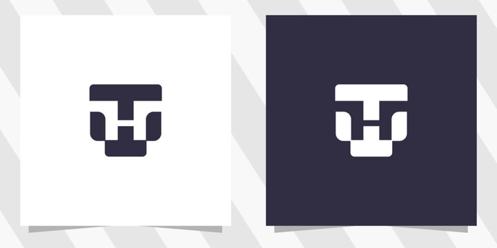 letter wt tw logo design vector