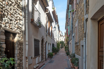The old town of Antibes, France