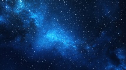 Fototapeta premium A stunning view of a starry night sky filled with stars and cosmic clouds.