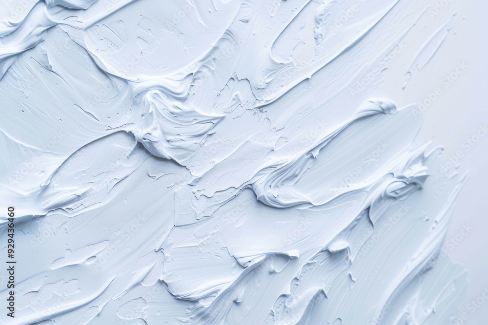 Poster a close-up shot of white paint on a wall, ideal for use in design and decoration projects