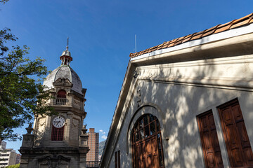 Medellin, Antioquia - Colombia - July 29, 2024. Church of San Ignacio. This space was converted...