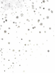 falling snow flakes