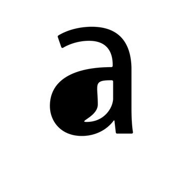Letter small a Logo design idea