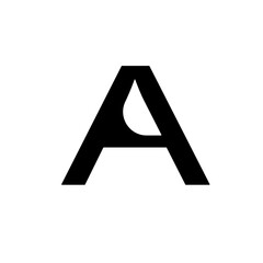 Letter capital A logo Design