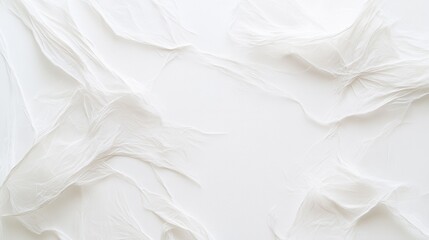 Obraz premium A textured white background with soft, flowing paper-like elements.