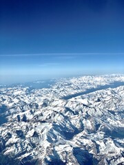 Obraz premium aerial view of mountains