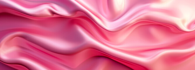 Obraz premium Smooth elegant pink silk or satin fabric texture background
