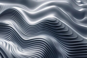 A close-up shot of a wavy surface in black and white