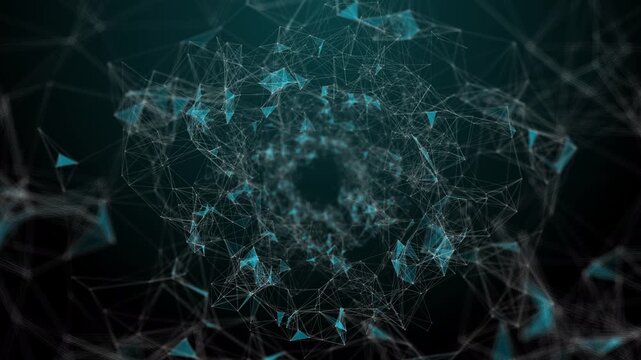 camera movement in digital space with animation of algebraic, physical and chemical formulas and cheat sheets, animation of handwritten educational notes, learning process, animated digitalization