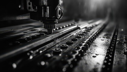 Photography darkrooms, vibrant prints, dynamic processing, creative development