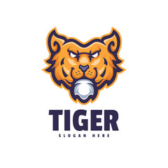 Tiger illustration vector mascot logo