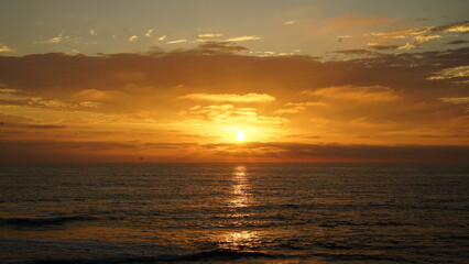 Fototapeta premium sunset over the sea