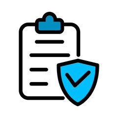 insurance policy icon template