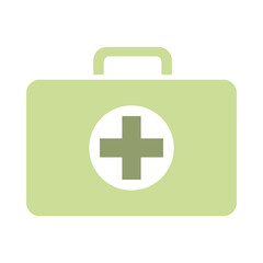Medical kit icon template