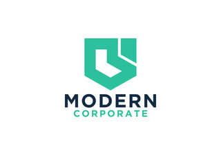 Abstract Initial Letter L Logo. Linear Style isolated on White Background. Usable for Business, Technology and Branding Logos.