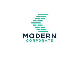 Geometric Initial Letter K Logo. Usable for Business, Architecture, Construction and Building Logos.