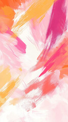 abstract pink and white background with soft brush strokes, light pastel colors, hand-painted texture, minimalistic, digital art style, soft lighting, elegant, sophisticated, high resolution