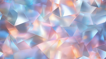 frosted prism texture with diffused spectral highlights
