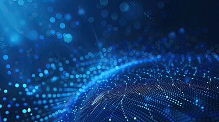 Abstract Blue Digital Background