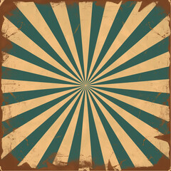 Obraz premium yellow brown and blue rays, explosion, bomb blast, gradient as background for comic book or vintage picture, generative AI
