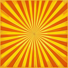 Obraz premium yellow and orange rays, gradient as a background for a comic book or a vintage picture, generative AI