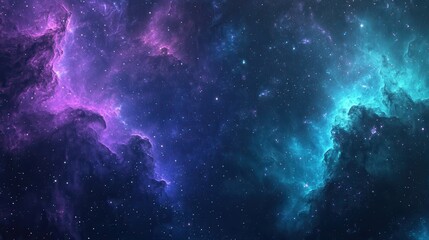 Fototapeta premium A vibrant cosmic scene with swirling colors and stars, evoking a sense of wonder.