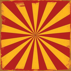 Obraz premium yellow and red rays, gradient as a background for a comic book or a vintage picture, generative AI