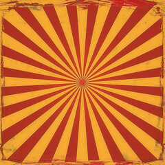 yellow and red rays, gradient as a background for a comic book or a vintage picture, generative AI