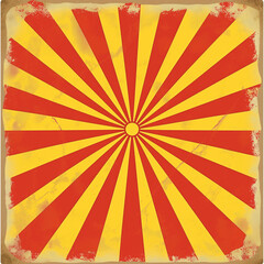 yellow and red rays, gradient as a background for a comic book or a vintage picture, generative AI