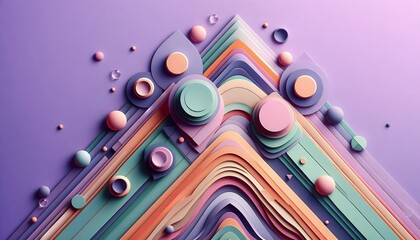 Geometric Symphony 8K Wallpaper