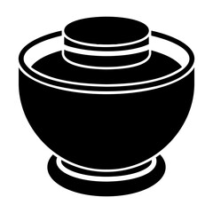 miso soup Solid icon