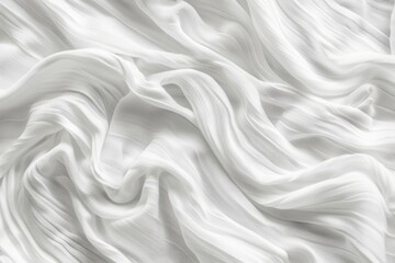 Obraz premium Close-up photo of a bed with white sheets