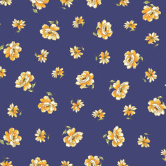 Beautiful floral pattern perfect for textile design,