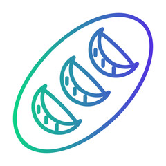 gyoza Line Gradient Icon