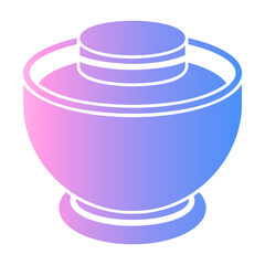 miso soup Gradient icon