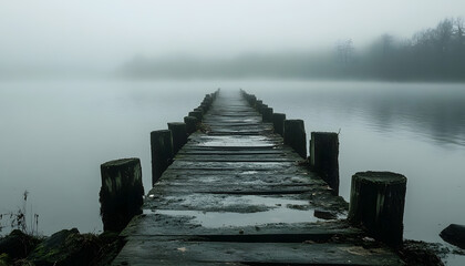 Fototapeta premium rainy day scene wallpaper