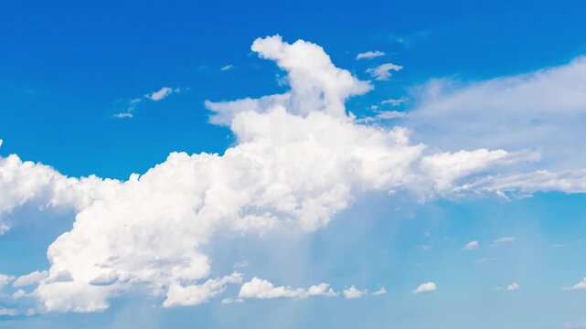 入道雲のタイムラプス