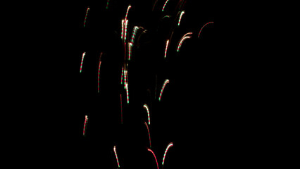 Video Foto Overlay Spezial Effekt Feuerwerk Konfetti Digital Glow Hintergrund Jubiläum Funken...